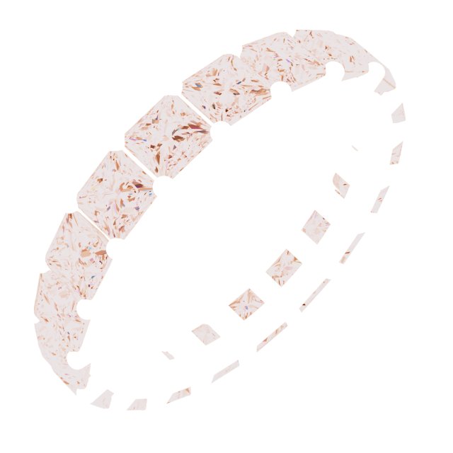 Shared-Prong Eternity Band