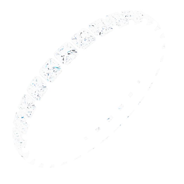 Shared-Prong Eternity Band