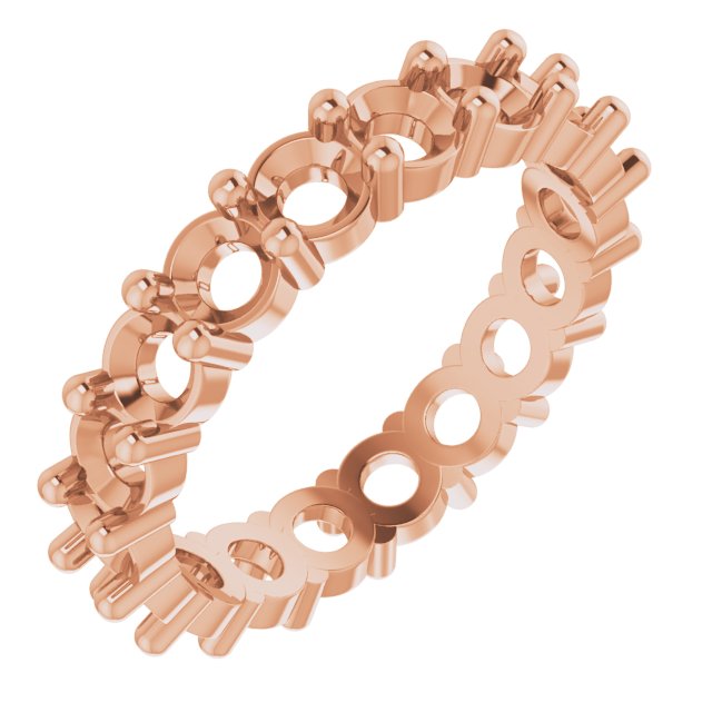 Shared-Prong Eternity Band