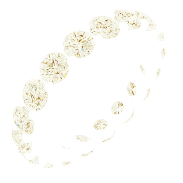 Shared-Prong Eternity Band