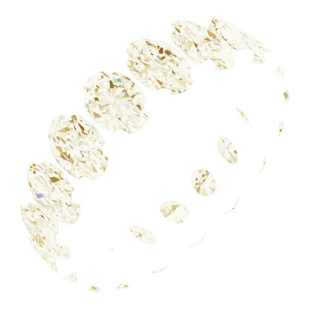 Shared-Prong Eternity Band