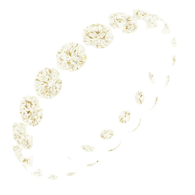 Shared-Prong Eternity Band