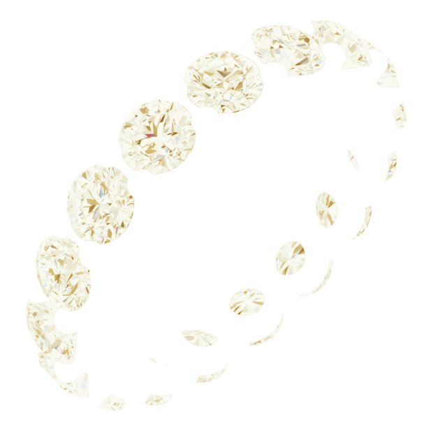 Shared-Prong Eternity Band