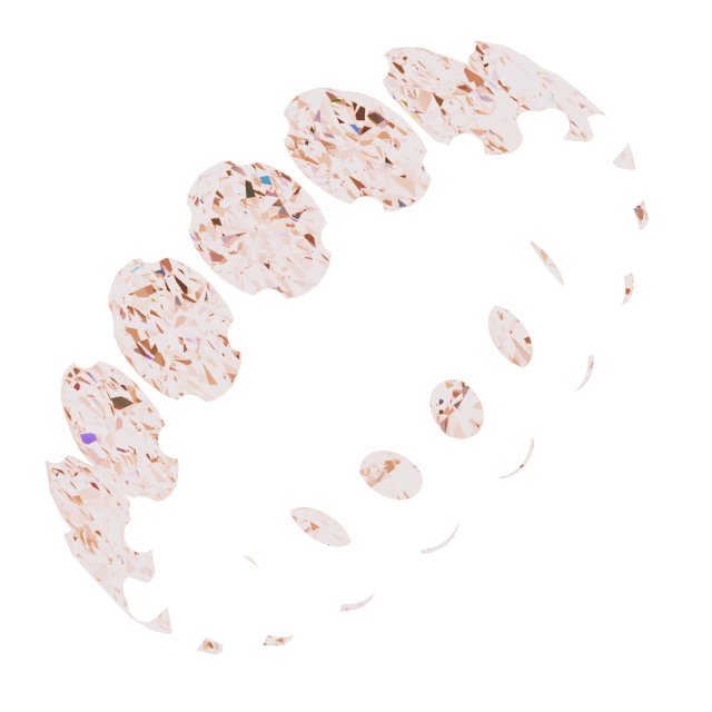 Shared-Prong Eternity Band