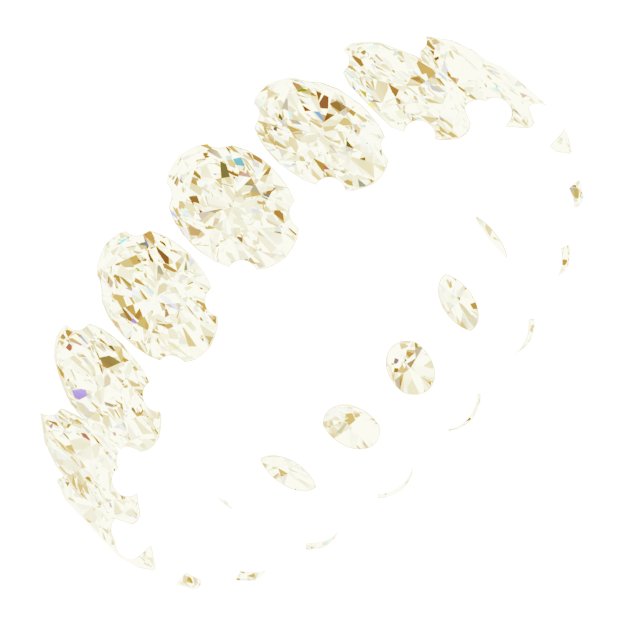 Shared-Prong Eternity Band