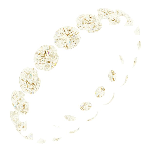 Shared-Prong Eternity Band