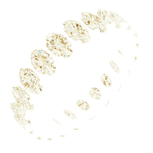 Shared-Prong Eternity Band