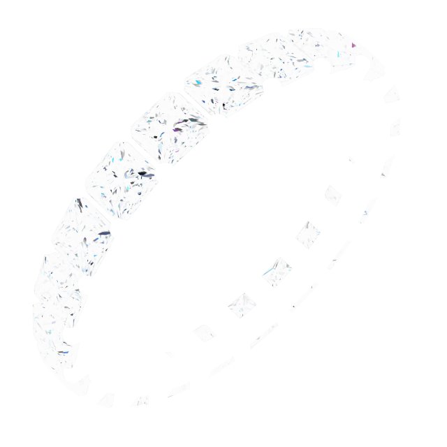 Shared-Prong Eternity Band
