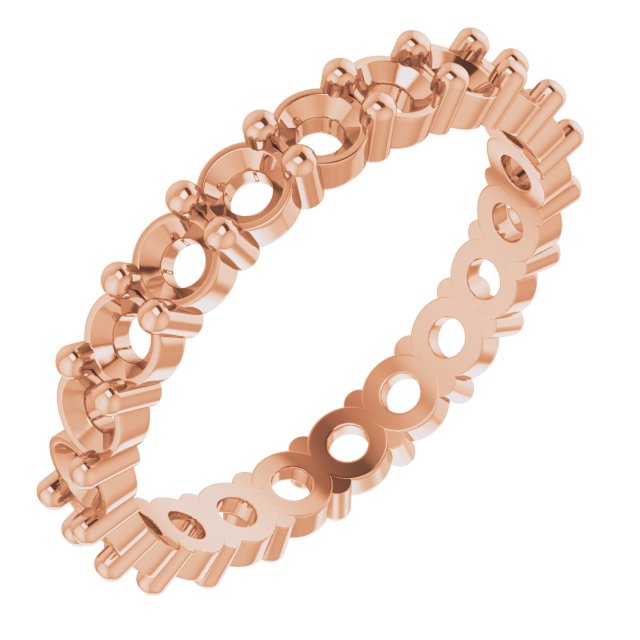 Shared-Prong Eternity Band