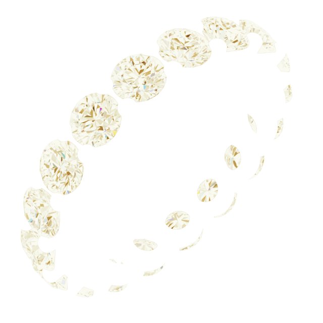Shared-Prong Eternity Band