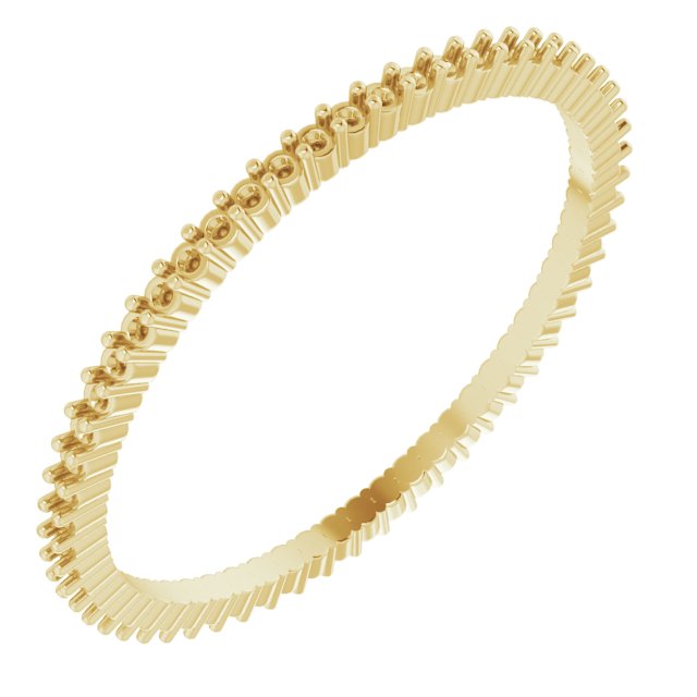 Shared-Prong Eternity Band