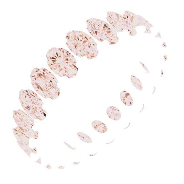 Shared-Prong Eternity Band