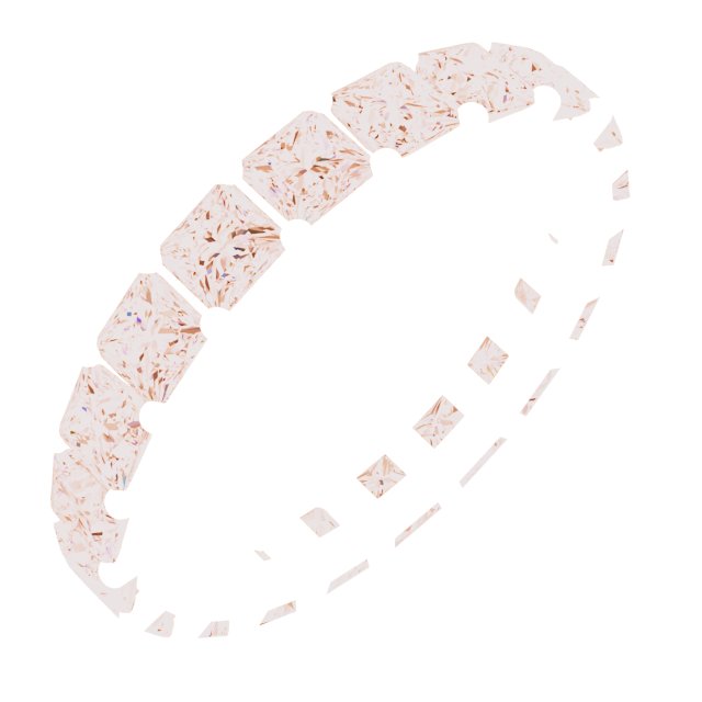 Shared-Prong Eternity Band