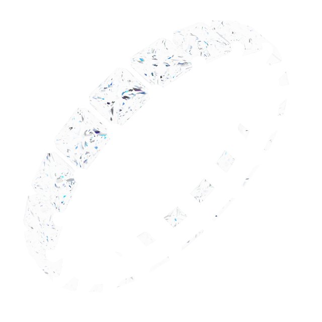 Shared-Prong Eternity Band