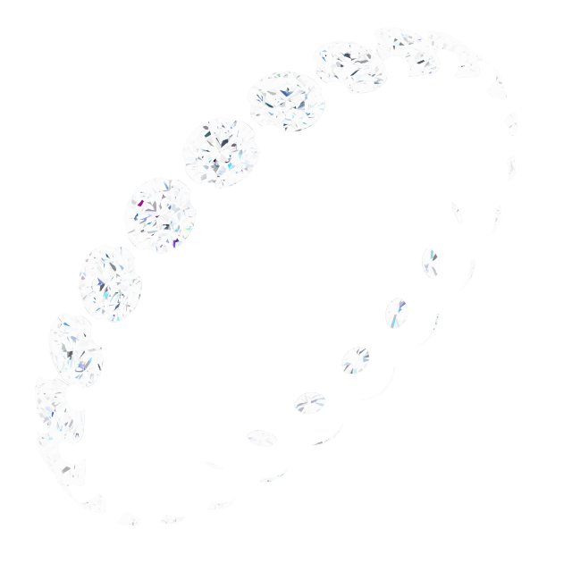 Shared-Prong Eternity Band