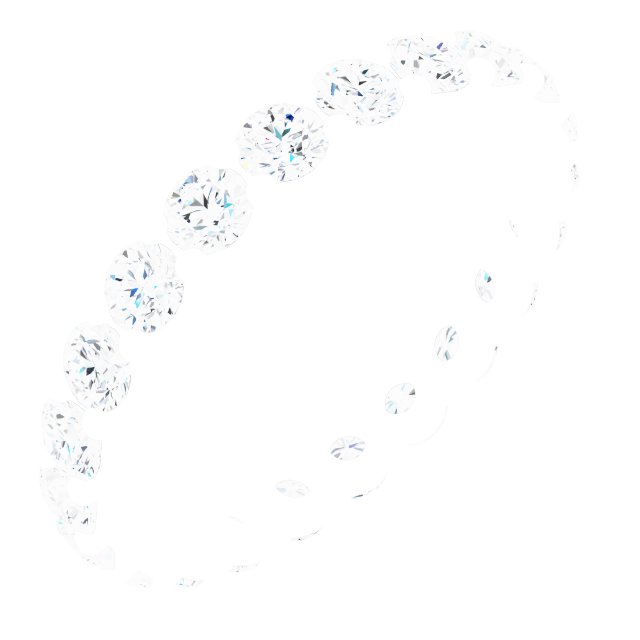 Shared-Prong Eternity Band