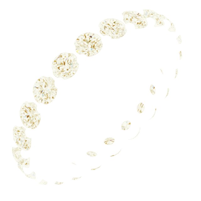 Shared-Prong Eternity Band