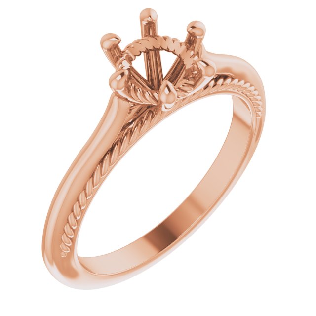 Solitaire Engagement Ring or Band