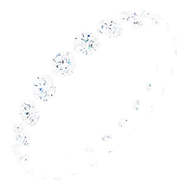 Shared-Prong Eternity Band