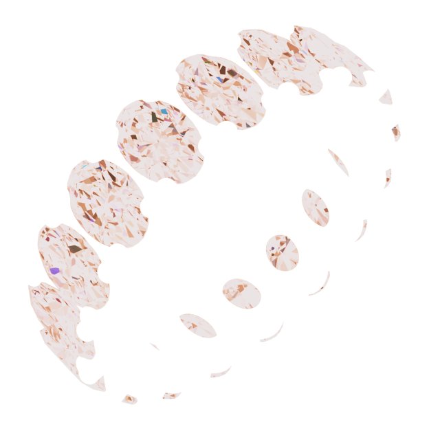 Shared-Prong Eternity Band