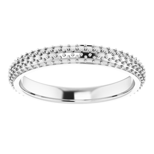 Band Mounting for 10x8 mm Emerald Ring view 3