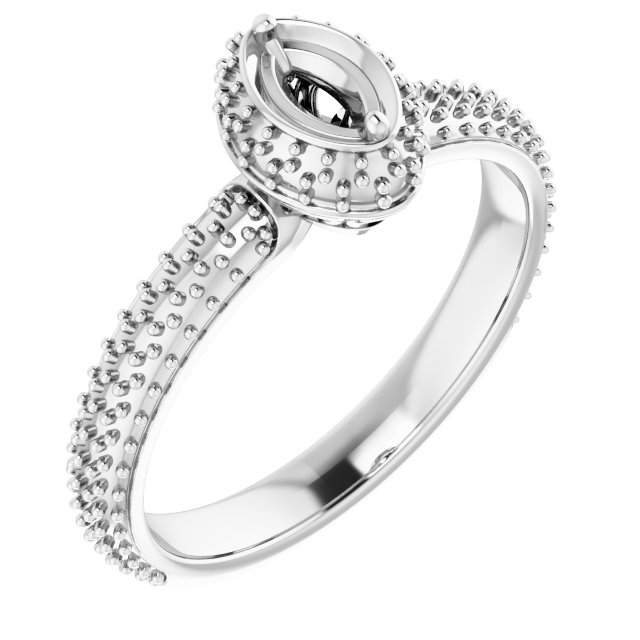 Pavé-Style Double Halo-Style Engagement Ring