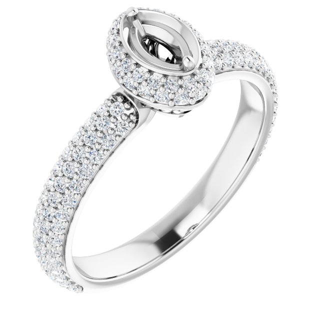 14k White Gold