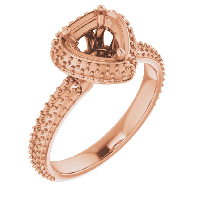 Pavé-Style Double Halo-Style Engagement Ring