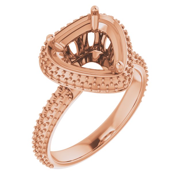 Pavé-Style Double Halo-Style Engagement Ring