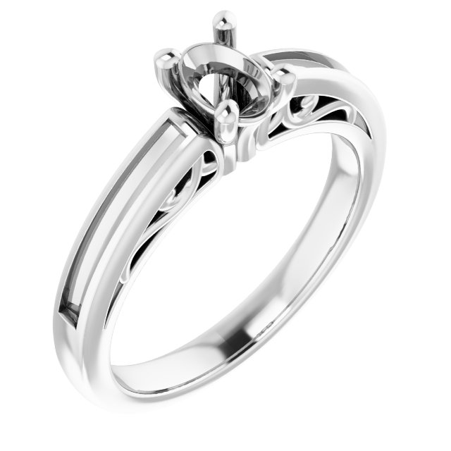14k White Gold