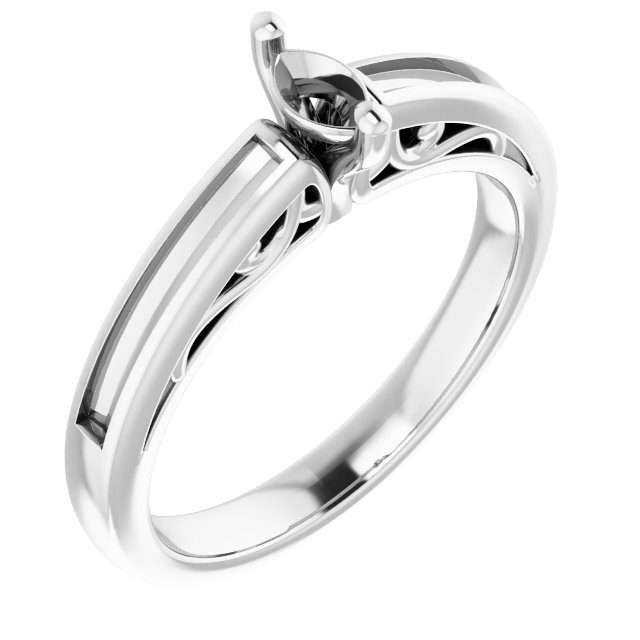 14k White Gold