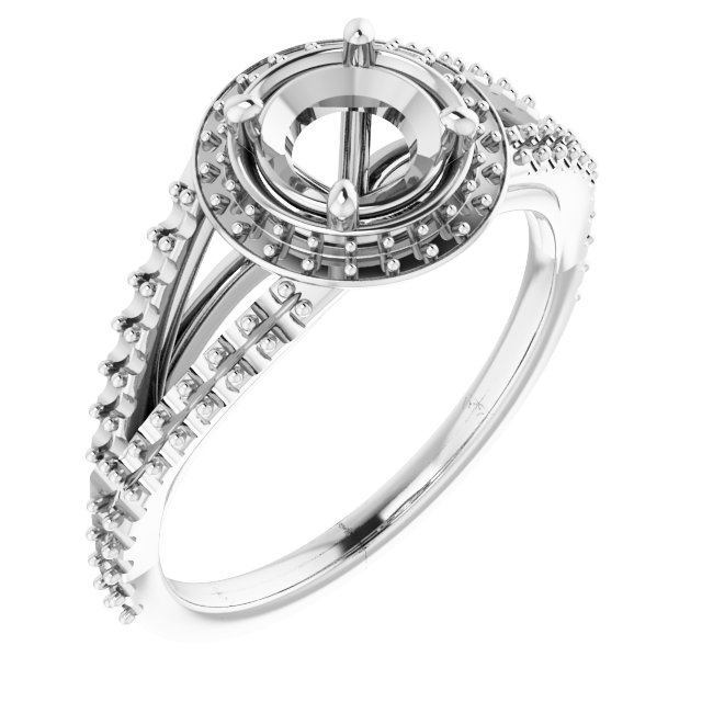 Halo-Style Engagement Ring