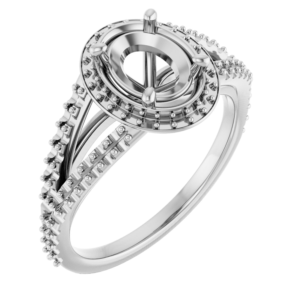 Halo-Style Engagement Ring