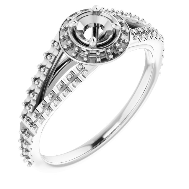 Halo-Style Engagement Ring