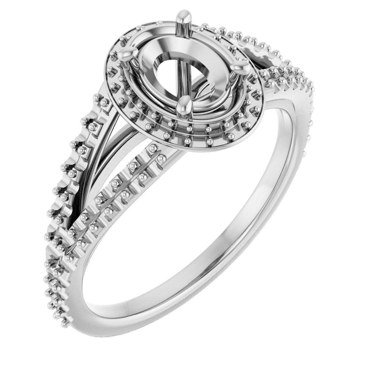Halo-Style Engagement Ring