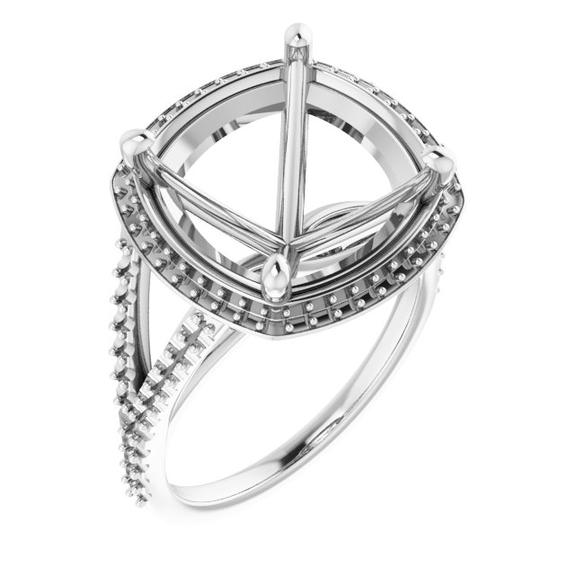 Halo-Style Engagement Ring