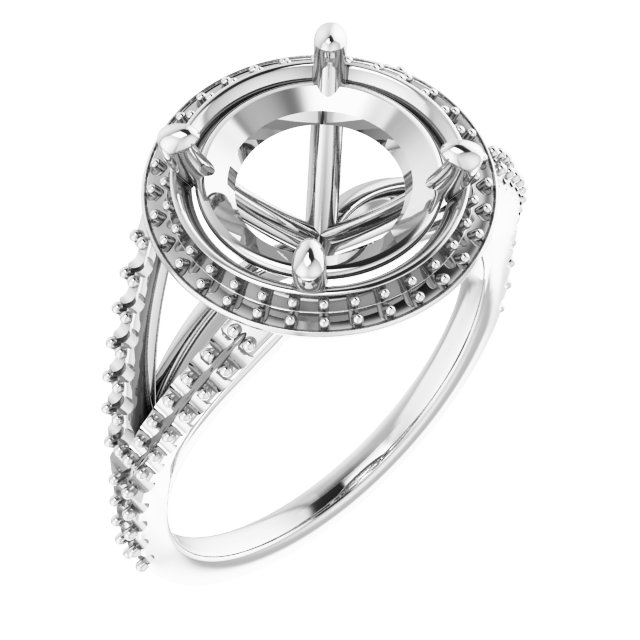 Halo-Style Engagement Ring