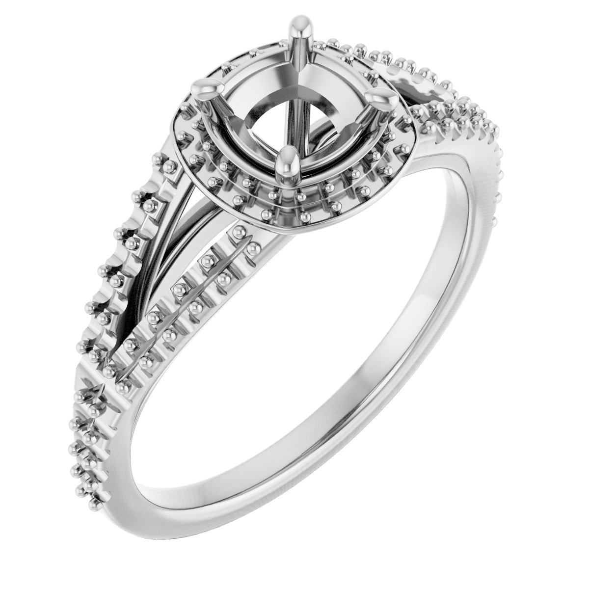 Halo-Style Engagement Ring