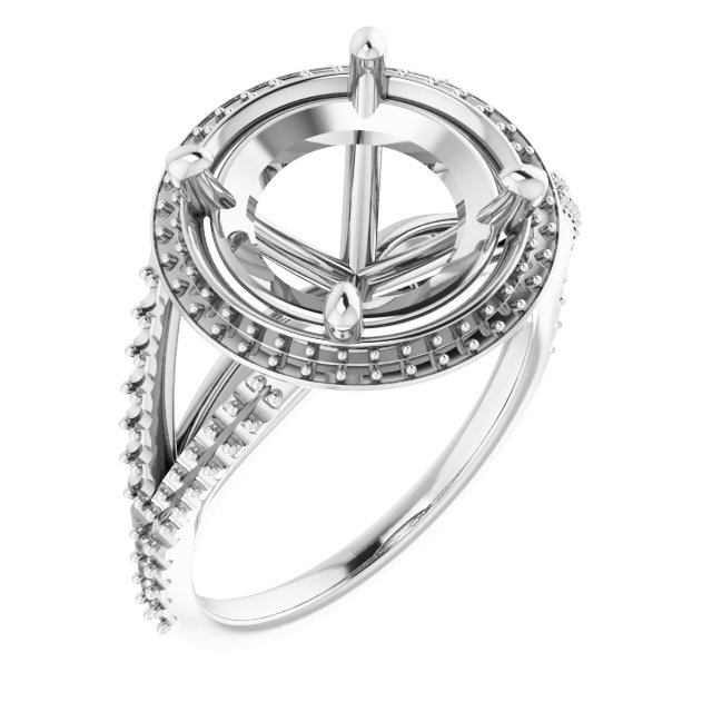 Halo-Style Engagement Ring