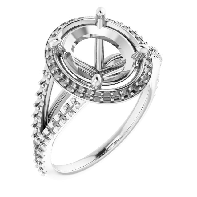 Halo-Style Engagement Ring