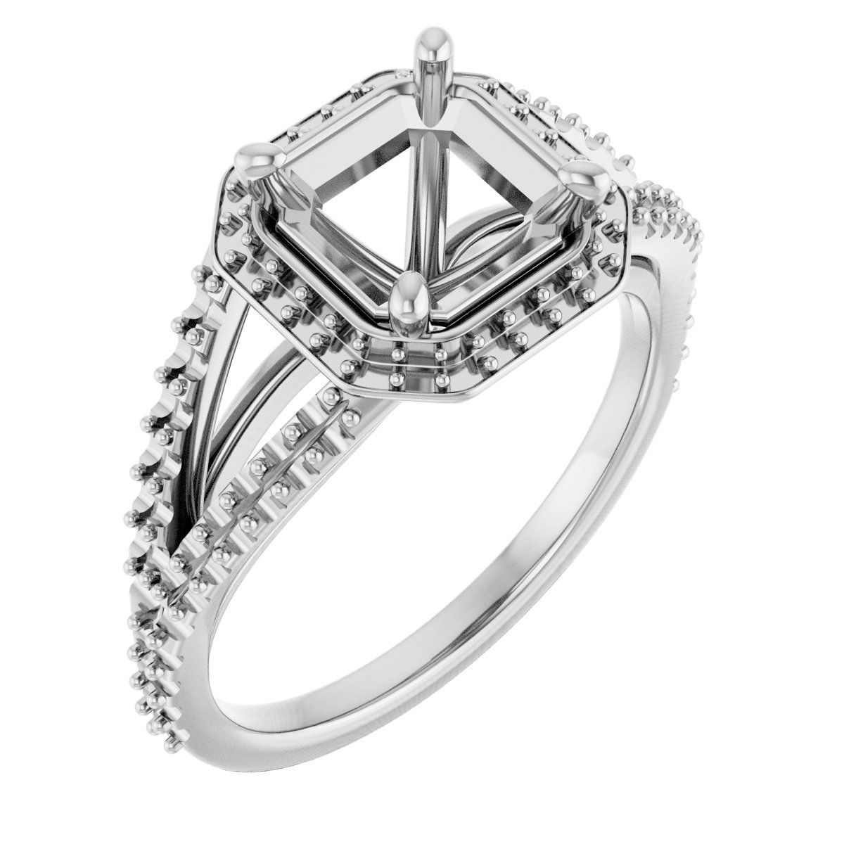 Halo-Style Engagement Ring