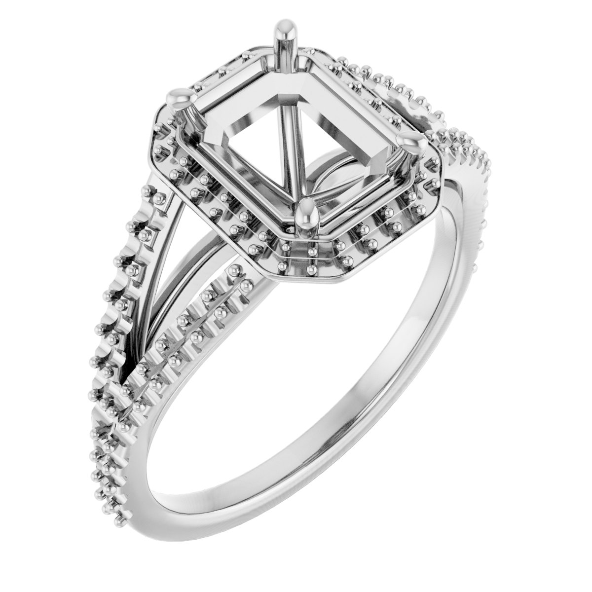 Halo-Style Engagement Ring
