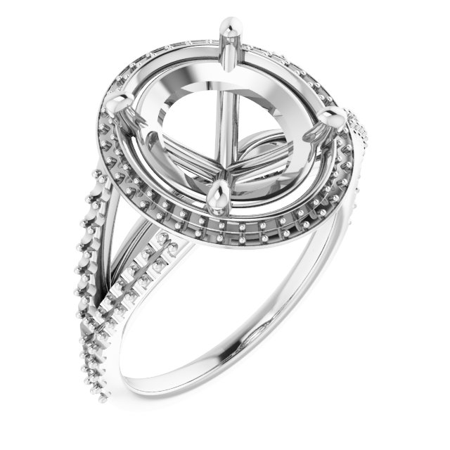 Halo-Style Engagement Ring