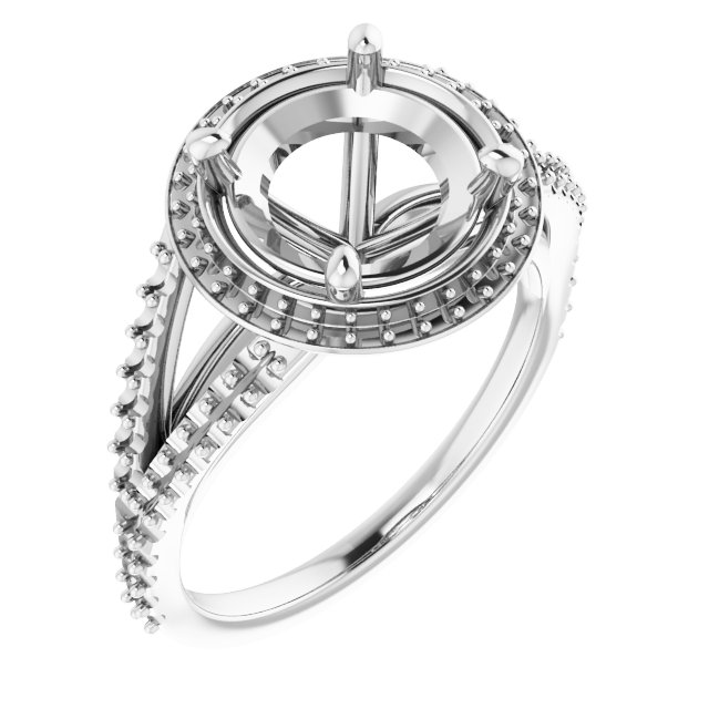 Halo-Style Engagement Ring