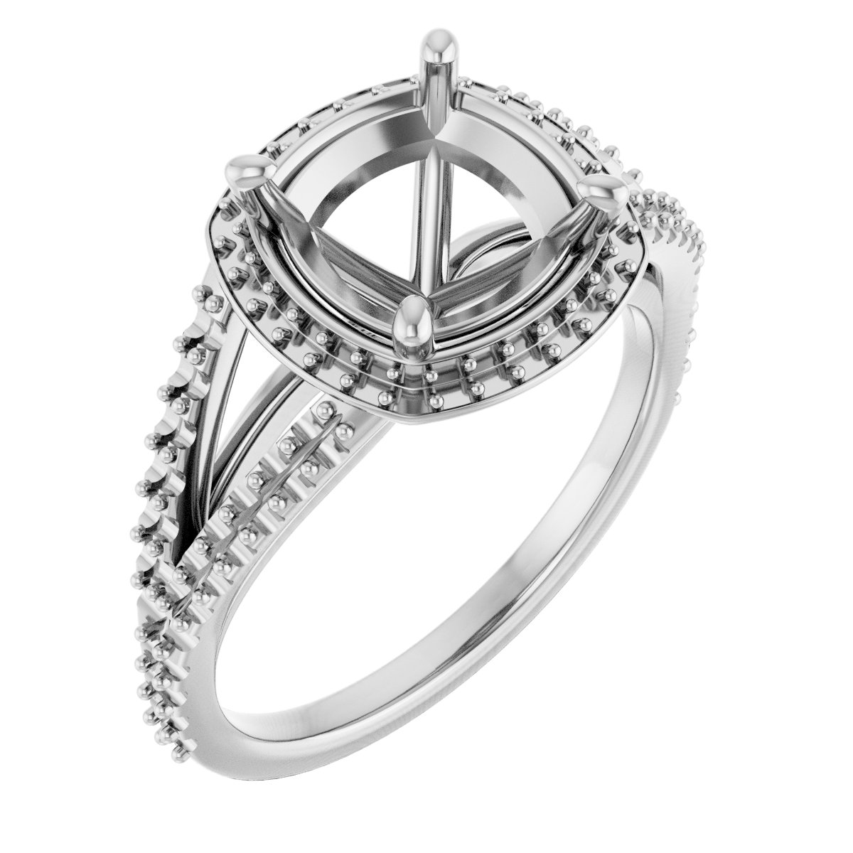 Halo-Style Engagement Ring