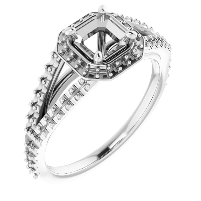Halo-Style Engagement Ring