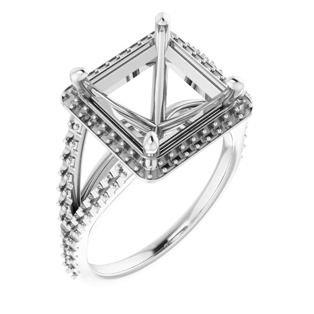 Halo-Style Engagement Ring