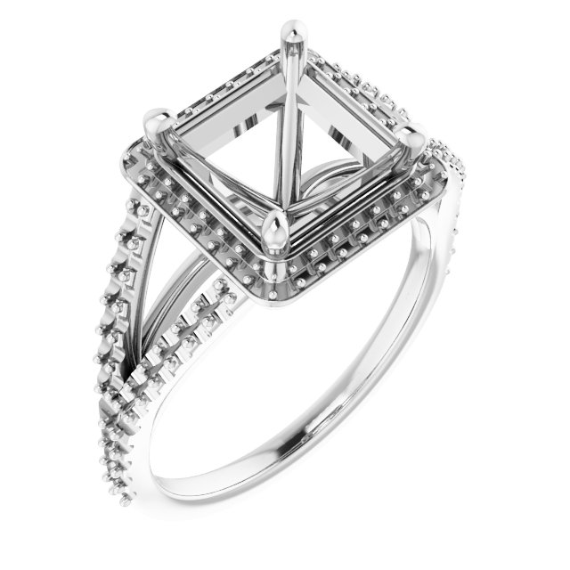 Halo-Style Engagement Ring