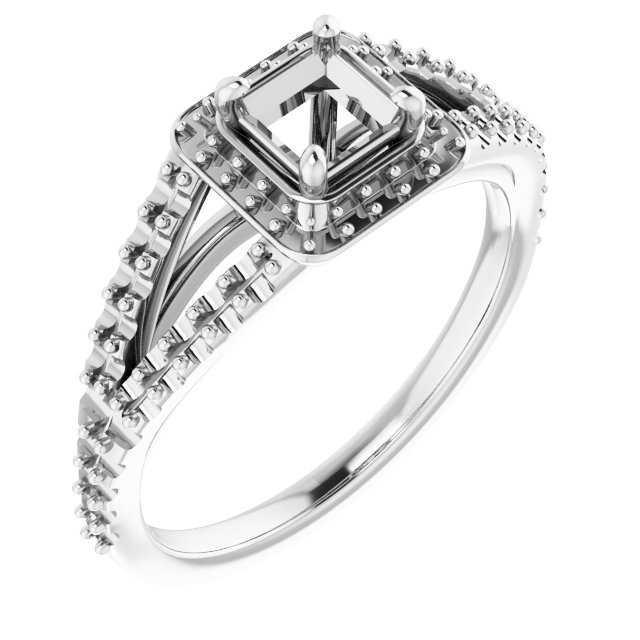 Halo-Style Engagement Ring