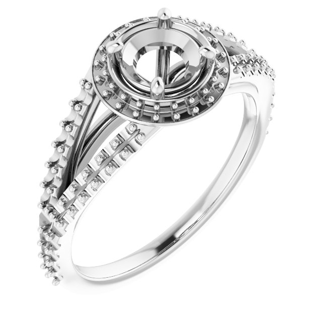 Halo-Style Engagement Ring